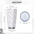 thumbnail image 4 of Uemuo Elegant ice skates snowflakes Print Travel Coffee Mug ,20oz Double-walled Car Cup ,Stainless Steel Insulated Tumbler Leak-proof Travel Cup Reusable Straw Car Cup-Straw Two-piece Set, 4 of 8
