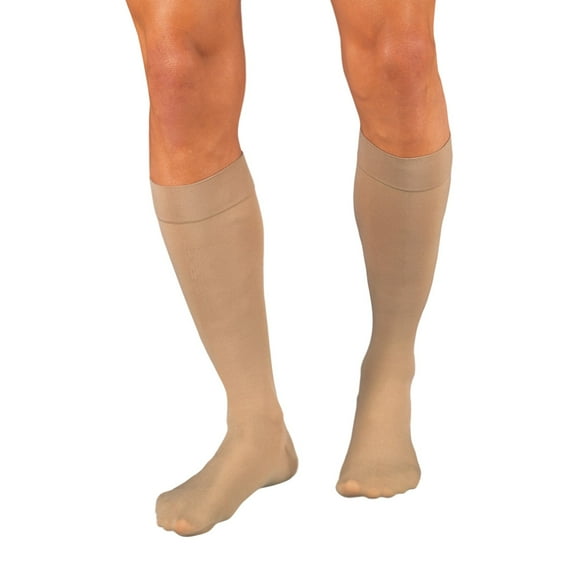 JOBST Medical LegWear Knee High 30-40 mmHg Extra Firm Compression Large Beige Close-Toe 1 Pair