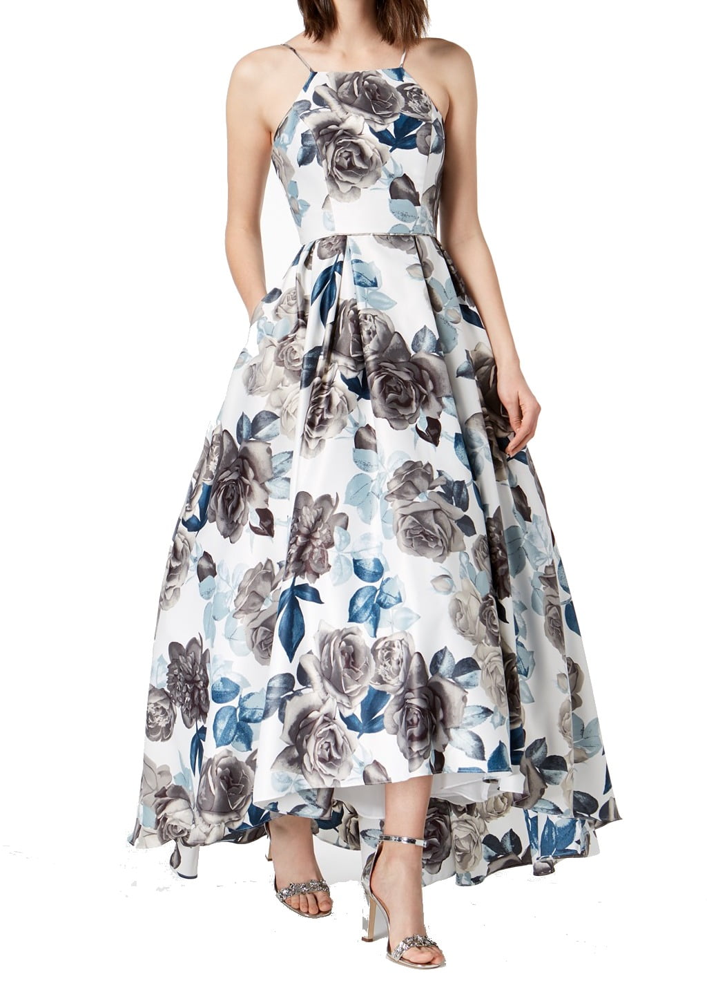 betsy and adam high low gown
