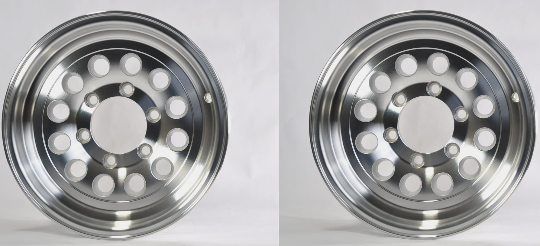 2Pack eCustomrim Trailer Rims Wheels 15 in. 15X6 6 Lug Aluminum