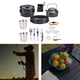 thumbnail image 3 of Utensilios de cocina al aire libre Sartenes para acampar Juego de Hervidor de té antiadherente Herramienta de cocina Tazón Taza Cuchara plegable Tenedor Cuchillo Vajilla para negro Cola utensilios de cocina al aire libre, 3 of 8