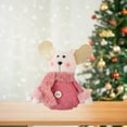 thumbnail image 3 of Christmas Tree Ornament, Snowman Decoration, Cute Christmas Pendant for Elderly, Lightweight Cloth Material, Holiday Decor, Easy to Hang and Reposition, Festive Christmas Scene Arrangement, 3 of 7
