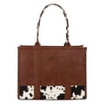 thumbnail image 2 of Bolso de mano Montana West Wrangler vintage con estampado de vaca para mujer, 2 of 6
