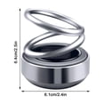 thumbnail image 3 of Solar Rotating Car Perfume Aluminum Alloy Suspension Car Perfume Accessories, 3 of 3