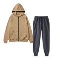 thumbnail image 6 of Aofany Men's Tracksuit 2 Pieces Set Full Zip Hoodie Sweatsuits Casual Long Sleeve Jackets and Drawstring Sweatpants Athletic Jogging Suits Sports Outfits, 6 of 8