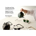 thumbnail image 4 of Toptier Tetera de hierro fundido, tetera japonesa segura para estufas, tetera de hierro fundido, dise&ntilde;o de diamante con infusor extra&iacute;ble para t&eacute; suelto, 3 toptier NA, 4 of 7