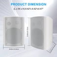 thumbnail image 2 of Altavoces Bluetooth para exteriores Herdio 13,34 cm 600 W 4 altavoces, 2 of 8