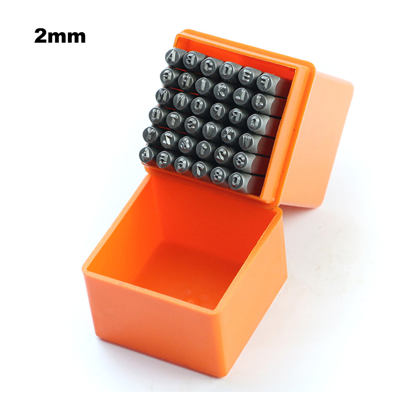 Stamens Embossed Stamp,36 Pcs Stainless Steel Letter Number Stamps