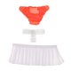 thumbnail image 2 of Disfraz de muñeca para niñas de 12 pulgadas, elegante y a la moda. conjunto naranja, 2 of 8
