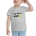 thumbnail image 3 of My First Eid Funny Toddler T Shirts for Boys Girls (Gray, Youth M), 3 of 5