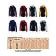 thumbnail image 2 of Grianlook Hoodies For Men In Winter Thermal Lined Hooded Sweatshirts Colorblock Fleece Casual Jackets Purple L, 2 of 3