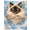 L (80"x60"), variant on Lotusprint LLC 2D Print Cat Elegant Pet Fleece Blanket, 80"x60", Personalized Cozy Throw for Cat Lovers