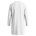 thumbnail image 4 of Fanshiluo Men's Mid‑Length Single Breasted Button Blend Coat, Long Sleeve Casual Outerwear,Size S-3XL, 4 of 7