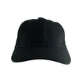 thumbnail image 2 of TopHeadwear Blank Kids Youth Baseball Adjustable Hook and Loop Closure Hat Black, 2 of 2