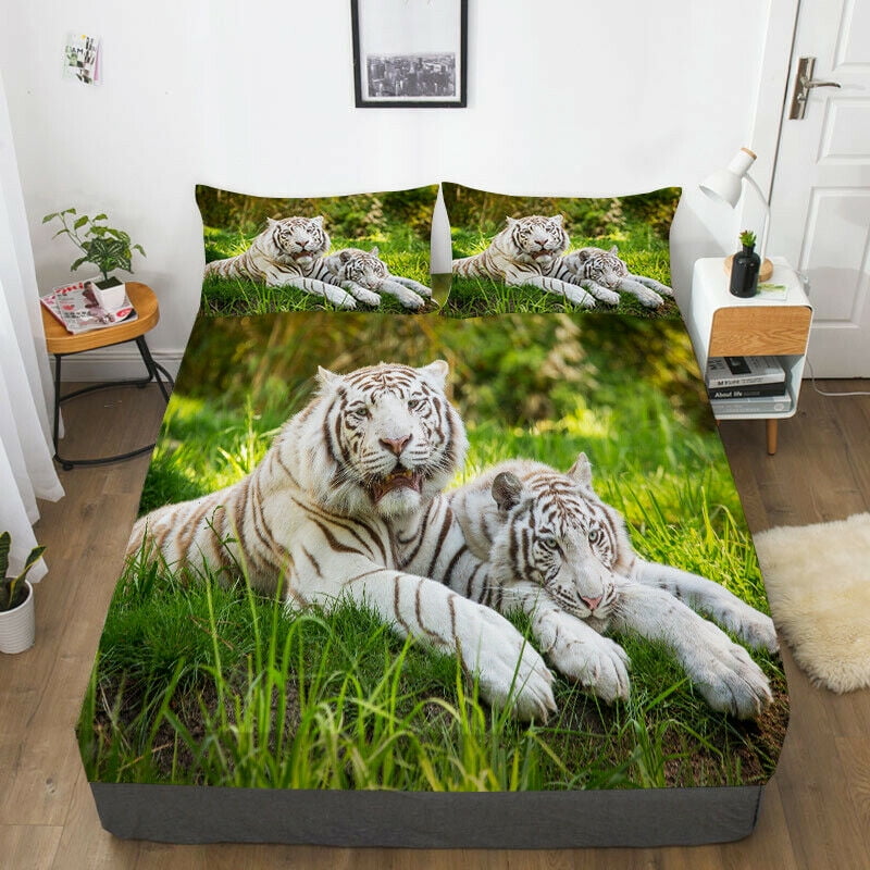 TIGERS BENGAL TIGER JUNGLE CAT QUEEN SIZE BLANKET