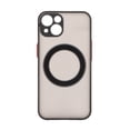 thumbnail image 2 of Funda magnética para iPhone con tacto de piel y carga inalámbrica, funda protectora para teléfono, todo incluido, a prueba de caídas, color negro, para iPhone 13, 2 of 15