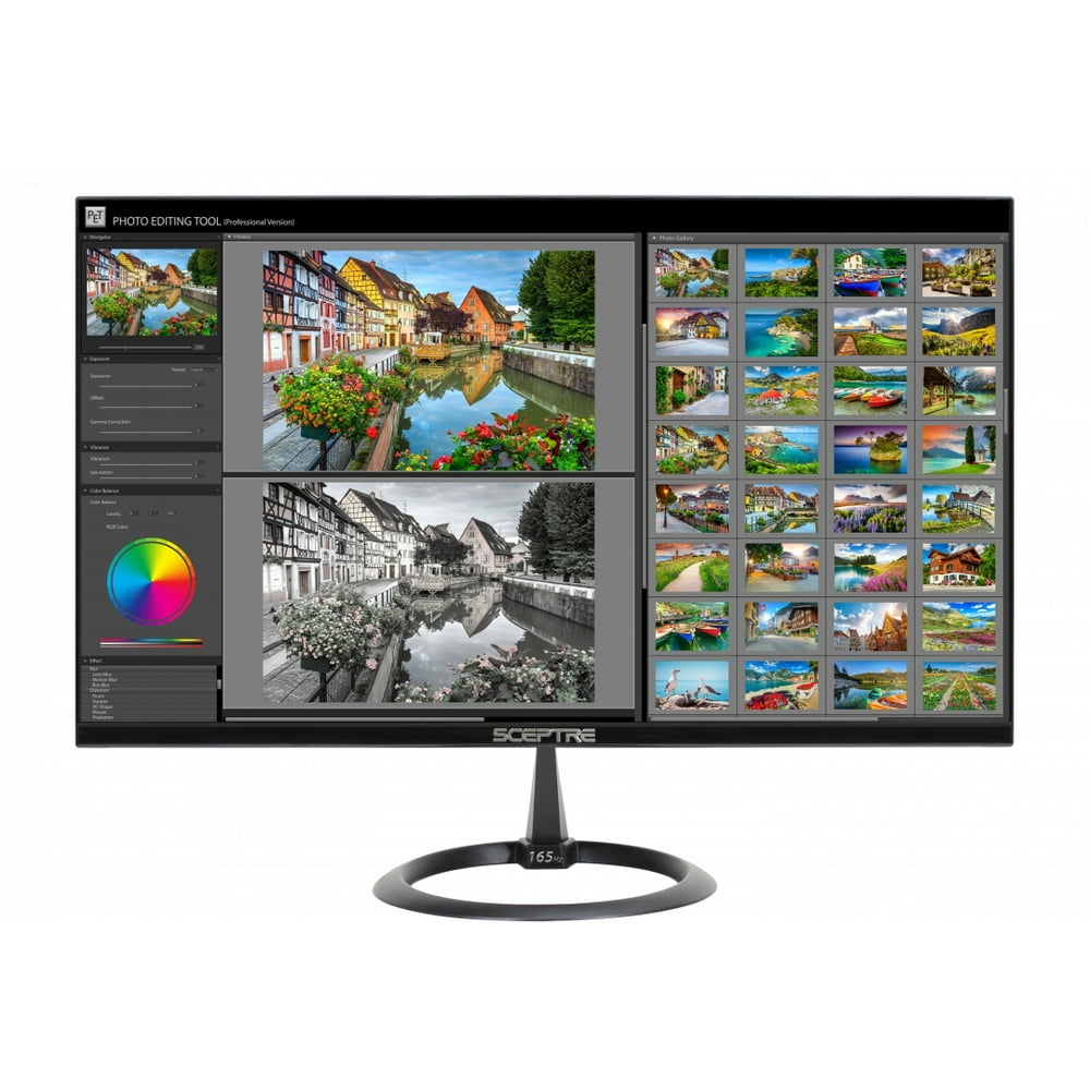 Sceptre 25" 165Hz 144Hz 1ms Gaming LED Monitor 2X HDMI 1X Dp(Displayport), Metal Black 2019