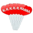 thumbnail image 1 of Hanna Heart Love Cupcake Picks Toppers - Set of 6, 1 of 1
