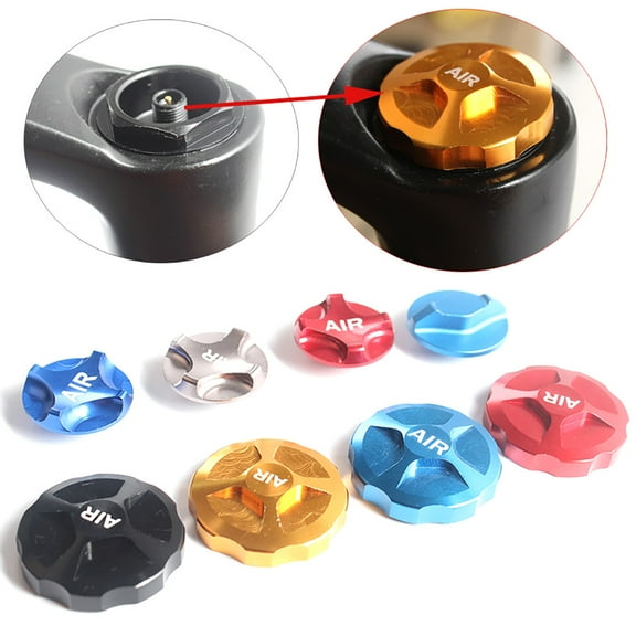 Visland Bicycle Fork Bicycle Air Fork Cover MTB Bike Front Fork Gas Cover Mountain Bike Protector Shoulder Cap Aluminum Alloy Bicycle Accessories