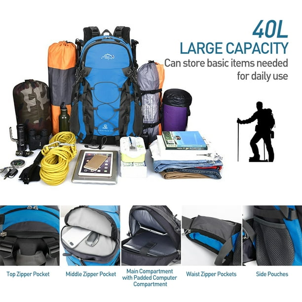 Camping top backpack walmart