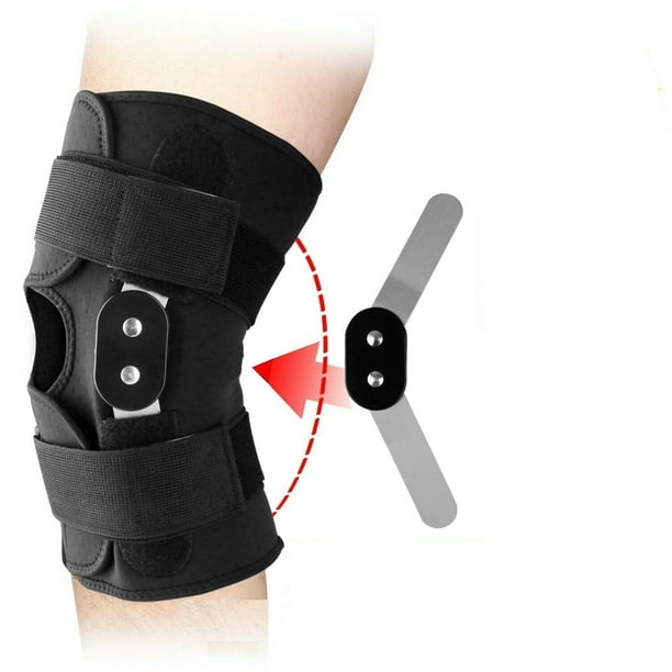 Musuos Adjustable Hinged Knee Patella Support Brace Sleeve Wrap Cap ...