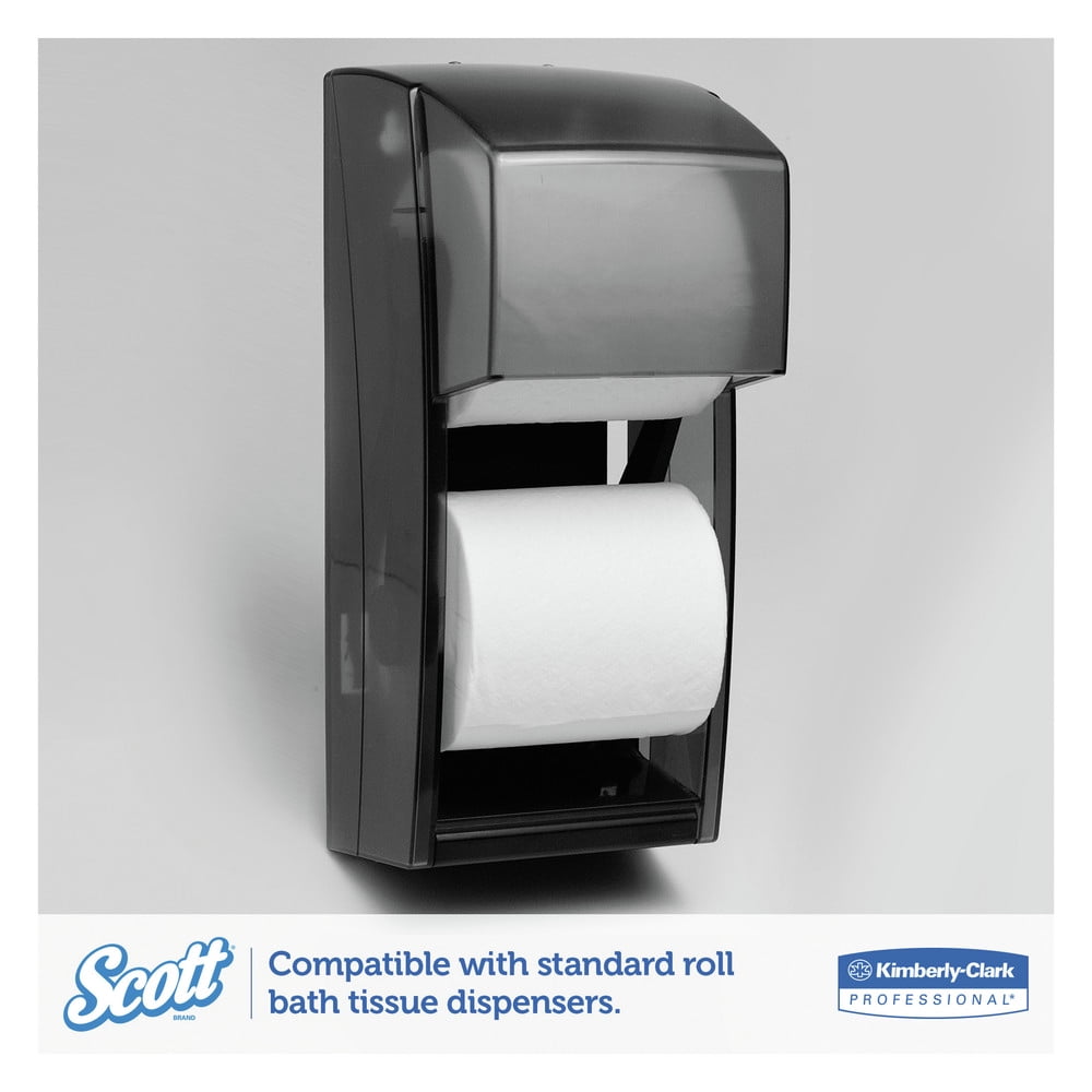Scott 13607 Traditional Septic Safe 2-Ply Essential Standard Roll Bathroom Tissue - White (20-Box/Carton 550-Sheet/Roll) - 2