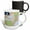 Multicolor, variant on 3drose, Image of New York Topographic Map with State Flag, 11oz Two-tone Green Mug