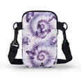 thumbnail image 2 of HELLHERO Butterfly Tie Dye Shoulder Bags for Men, Women Polyester Crossbody Sling Bag with with Zipper Closed, 2 of 10