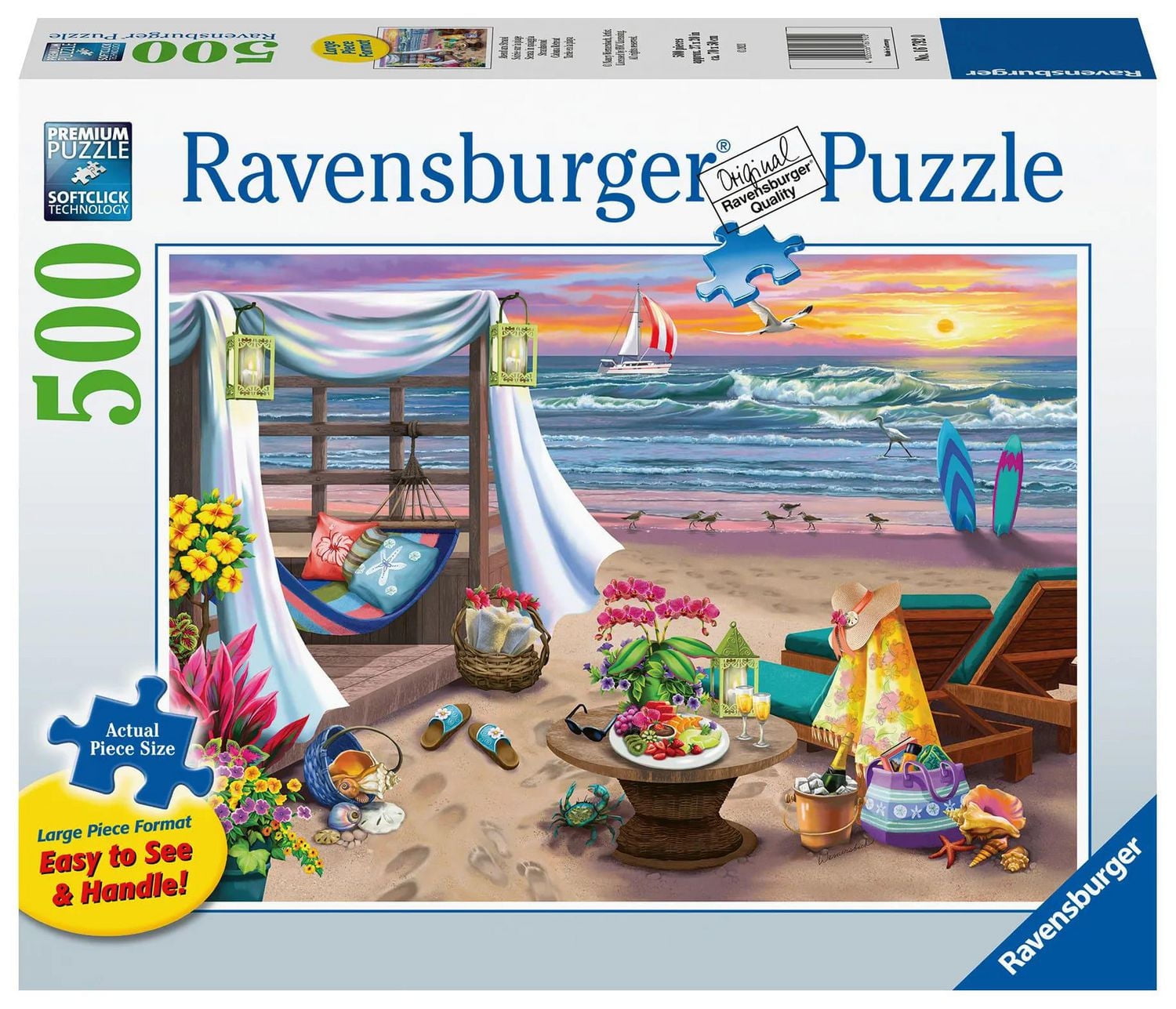 Ravensburger 500 pc Puzzle- Cabana Retreat