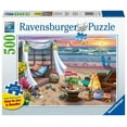 thumbnail image 1 of Ravensburger 500 pc Puzzle- Cabana Retreat, 1 of 2