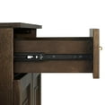 thumbnail image 5 of Crosley Furniture Stanton Glass Door Wood Kitchen Storage Pantry in Coffee, 5 of 13