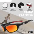 thumbnail image 6 of LINVO Polarized Sports Sunglasses for Men UV400 Protection Wraparound Goggles for Fishing Cycling Running, 6 of 8