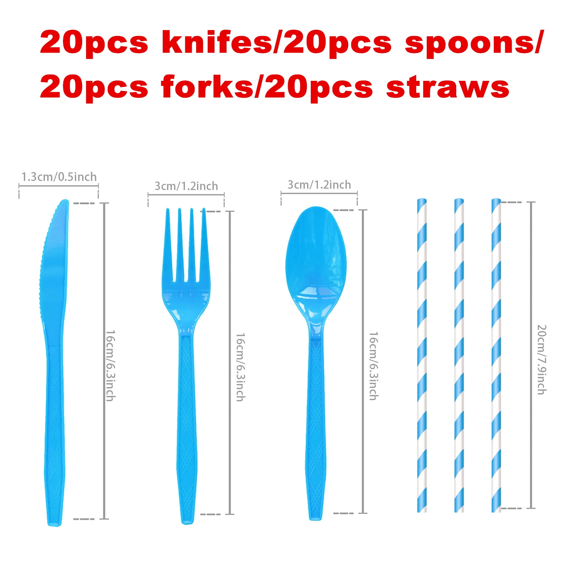 161 Pcs Blue God Bless Tableware Set, Baptism First Holy Communion Party Decorations Supplies for Newborn Baby Shower, Baptism Church Cross White Floral, Serves 20 Guests