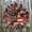 colour, variant on Patriotic Independence Day Wreath, 4th of July Wreaths for Front Door, American Flag Garland Front Door Decorations, Independence Day Wreath for Home Wall Porch (17ins)