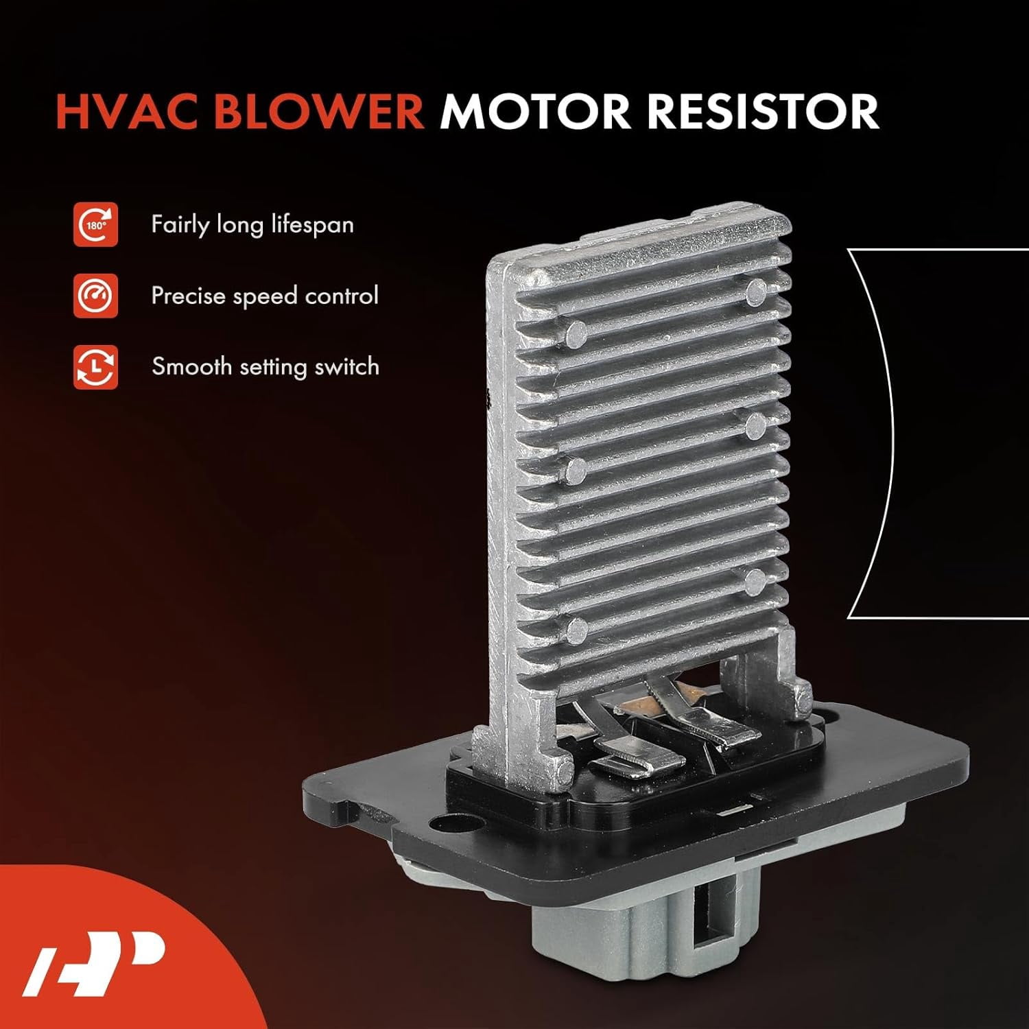 A-Premium HVAC Heater Blower Motor Resistor Compatible with Hyundai Vehicles - Elantra 2001-2005 Santa Fe 2001-2006 Tiburon 2005-2008 Tucson 2005-2009 - Replace# 971282D000