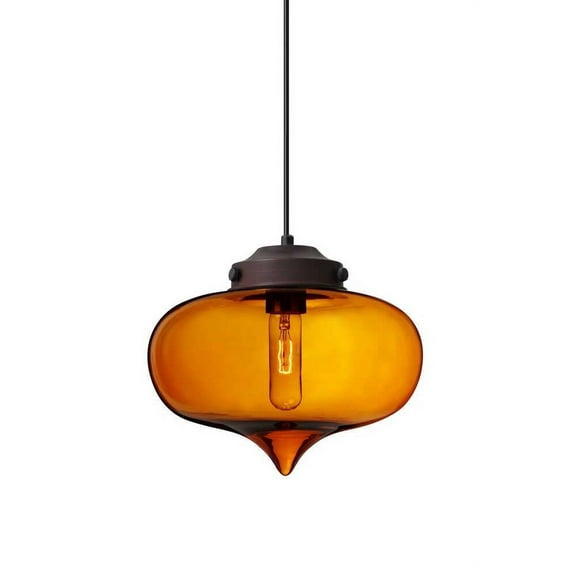 Besa Lighting - Mira-One Light Cord Pendant with Flat Canopy-10 Inches Wide by