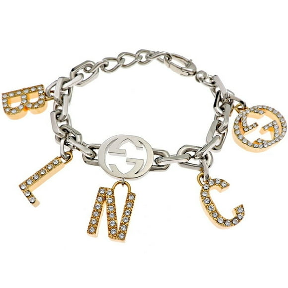 Pre-Owned Gucci x Balenciaga The Hacker Crystal Charm Women's and Men's Bracelet... (Good)