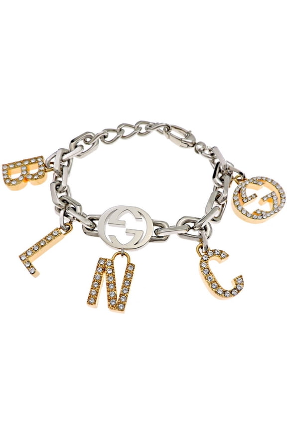 Pre-Owned Gucci x Balenciaga The Hacker Crystal Charm Women's and Men's Bracelet... (Good)