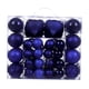 thumbnail image 3 of 48 bolas navideñas colgantes irrompibles con aro colgante en forma de lágrima azul, 3 of 9