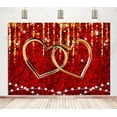thumbnail image 5 of 7×5FT Valentine's Day Backdrop Red Rose Backdrop for Photography Love Hearts Backdrop Wedding Anniversary Wedding Ceremony Party Supplies, 5 of 5