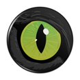 thumbnail image 1 of Cat Green Eye Pinback Button Pin, 1 of 4