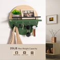 thumbnail image 4 of Portallaves de Pared Decorativo con Estante y Ganchos dreampossible, 4 of 7