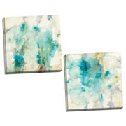 Gango Home Decor Contemporary Jaipur XI & XII by Danhui Nai (Ready to Hang); Two 12x12in Hand-Stretched Canvases