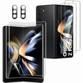 thumbnail image 1 of ccwonima [6 in 1 Tempered Glass Front Screen Protector for Samsung Galaxy Z Fold 5+ Inner Soft TPU Film Shields Big Screen+ Camera Lens Protector [Scratch Resistant] [Bubble Free], 1 of 1