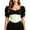 Green, variant on LILIYA Structured Corset Tops for Women, Short Waist Cincher Shapewear with Front Hook Row Closure, Steel Boned 1-Piece Torso Slimmer Belt for Halloween Party and Daily Wear, Trendy Corset