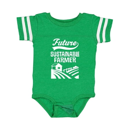 

Inktastic Future Sustainable Farmer Childs Boys or Girls Baby Bodysuit