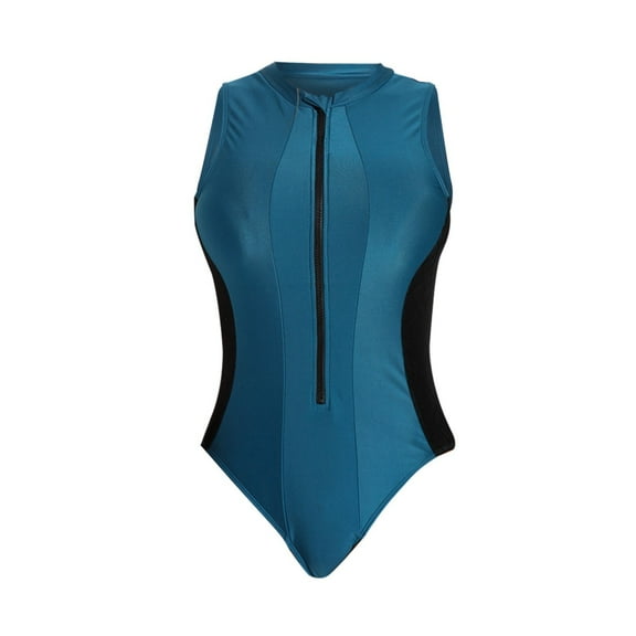 Sngxgn Womenâs Sport Bathing Suit Crisscross Tummy Control Swimsuits Swimwear (A,L)