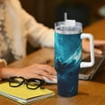 thumbnail image 6 of KLL Futuristic Jet Ski Adventure Print 40oz Stainless Steel Insulated Car Cup Coffee Mug with Spillproof Lid - Keep Your Drink Hot or Cold on the Go, 6 of 8