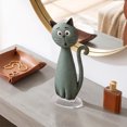 thumbnail image 4 of 3D Cat Figurine, Christmas Home Tabletop Decoration Statue, 4 of 6