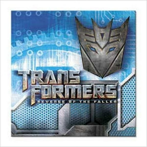 Transformers Revenge Of The Fallen Small Napkins, 16 Count